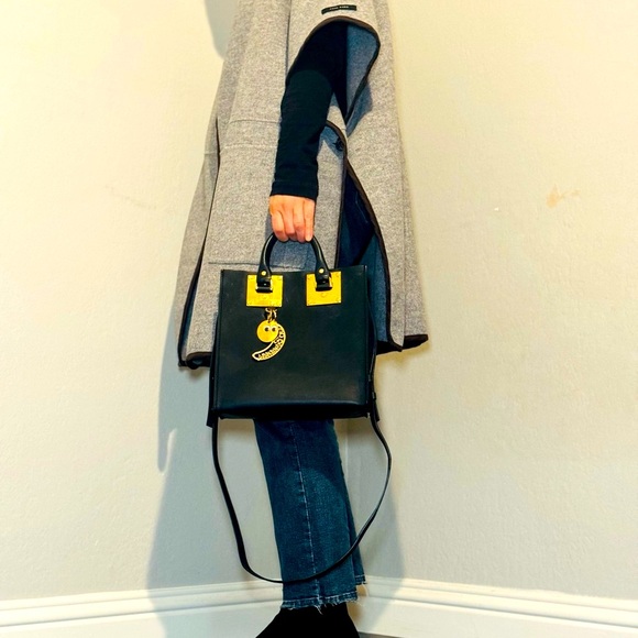 Zara Woman Hand Made Wool Blend Poncho Gray Cape Size M - Picture 9 of 11